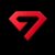 GEM7 Game logo featuring a bold red geometric number 7 design on a black background, modern gaming brand symbol with premium 3D effect.